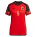 Belgia Jan Vertonghen #5 Fotballklær Hjemmedrakt Dame VM 2022 Kortermet